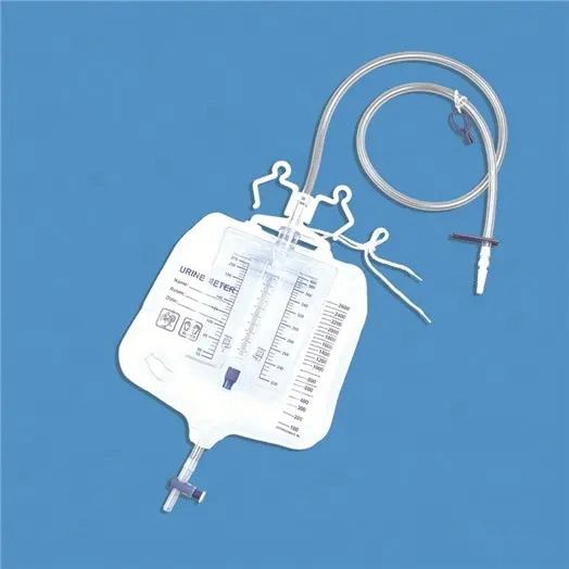 ODM Disposable Urinary Anti Reflux Drainage Bag Device Collector Bag Urine Collector 2000ml Urine Bag