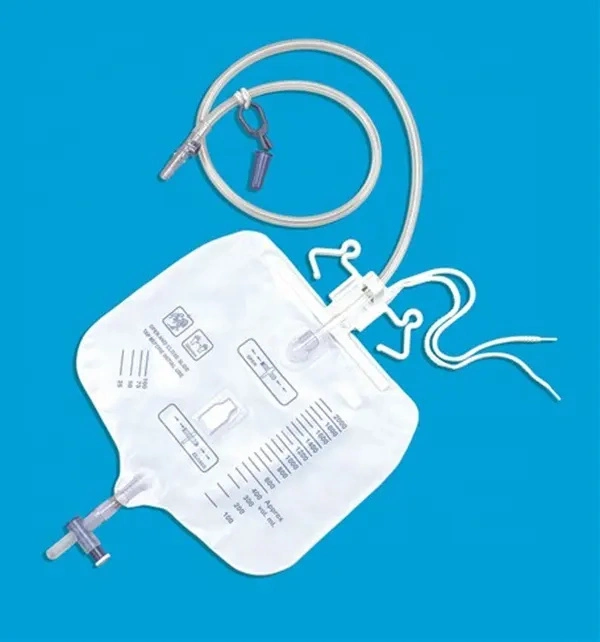 Medical High Quality Disposable Urine Drainage Bag Adult Precision Urinary Bag Urine Meter 2000ml
