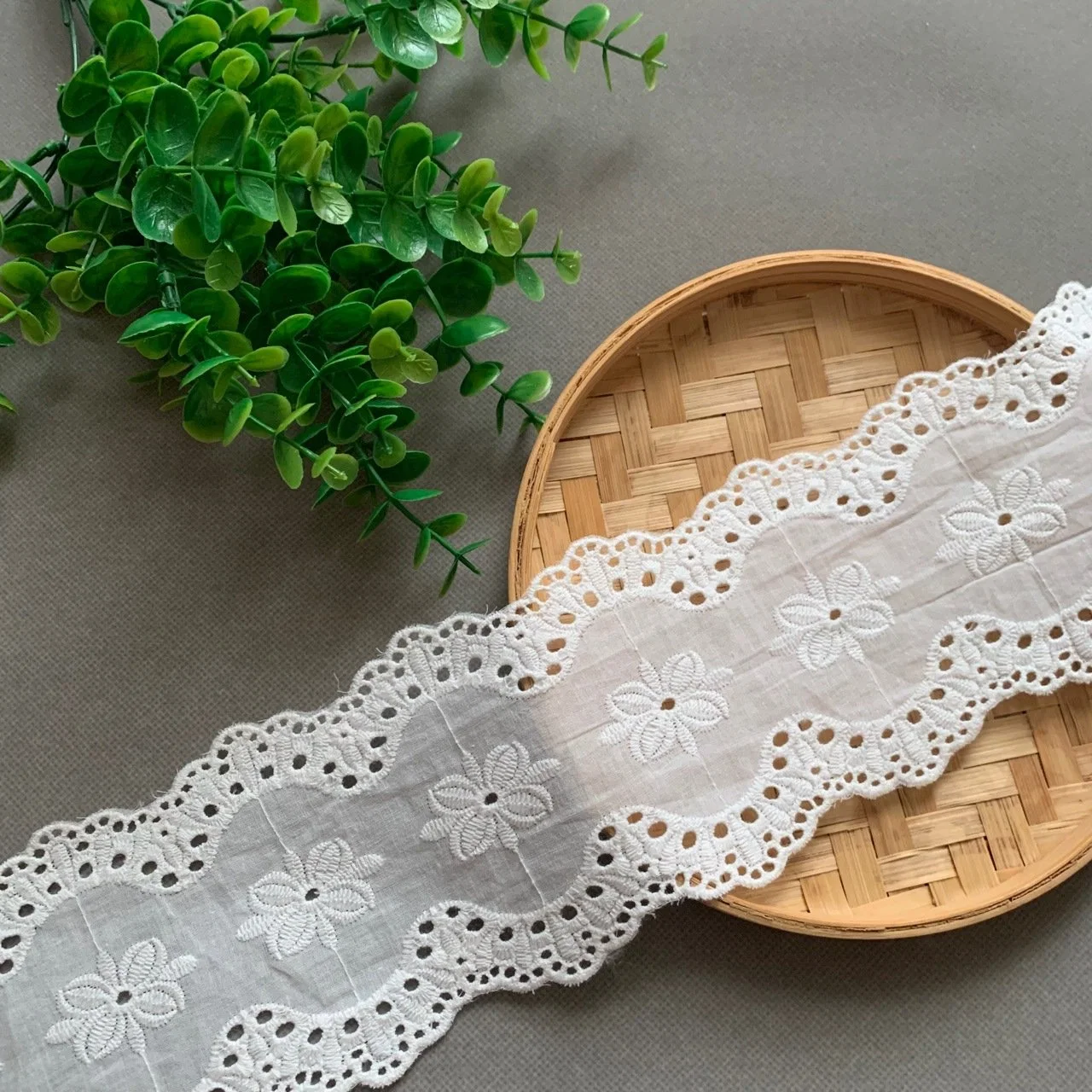 9.5cm Tianteng Lace Lace Hollow Women's Clothing Accessories Punch Hollow Embroidery Jewelry Bilateral Barcode