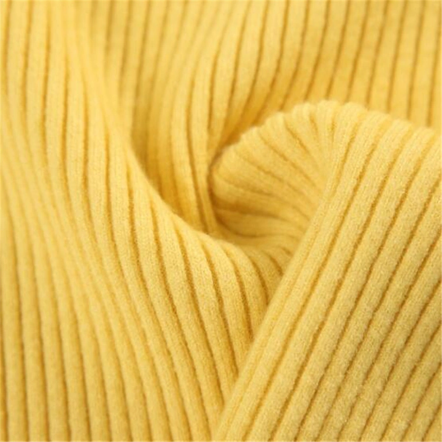 Fashion Soft Turtleneck Womens Knitting Ribbde Pullover Sweater