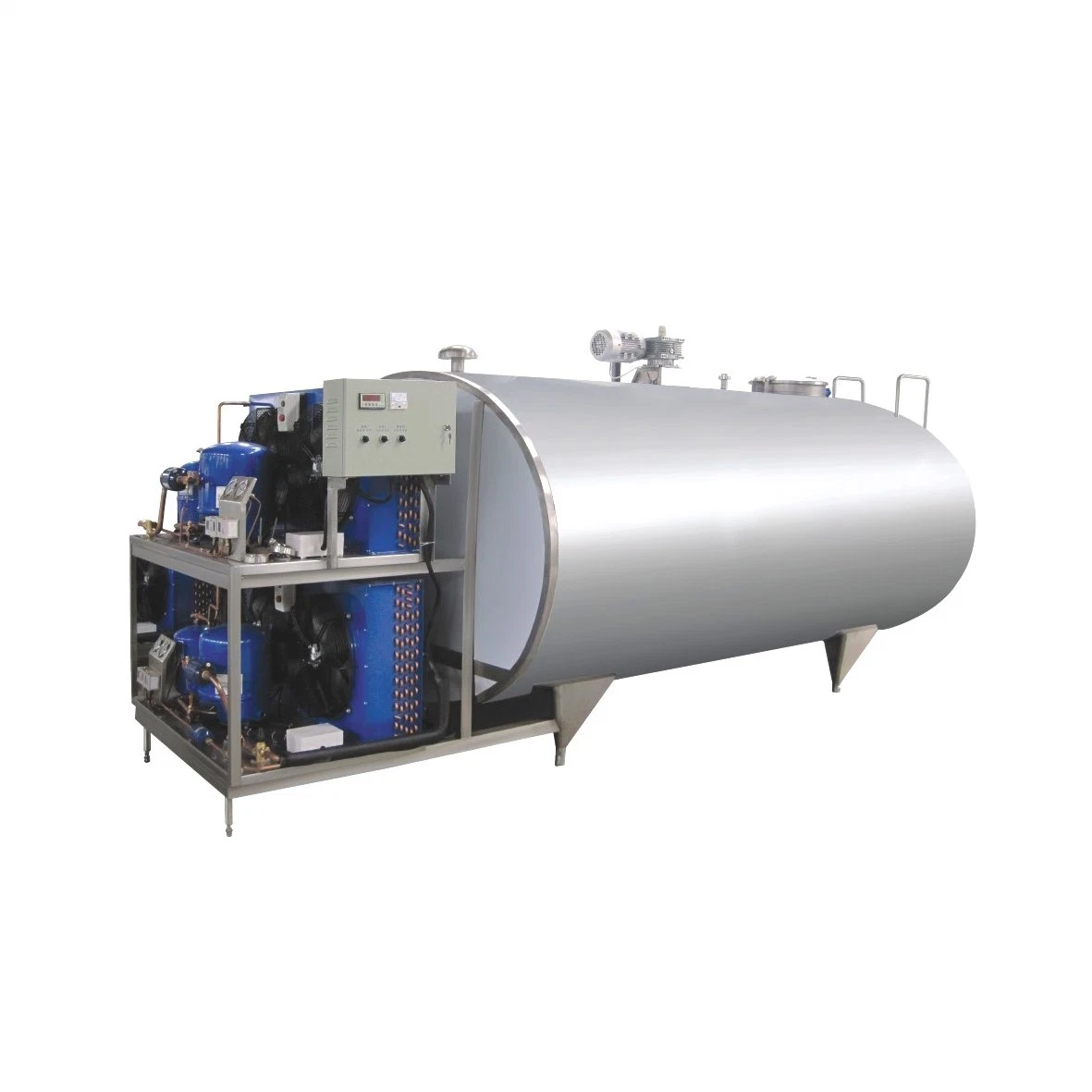 Full Automatic electromagnetism valve cooler cooling milk tank used in milk production plants