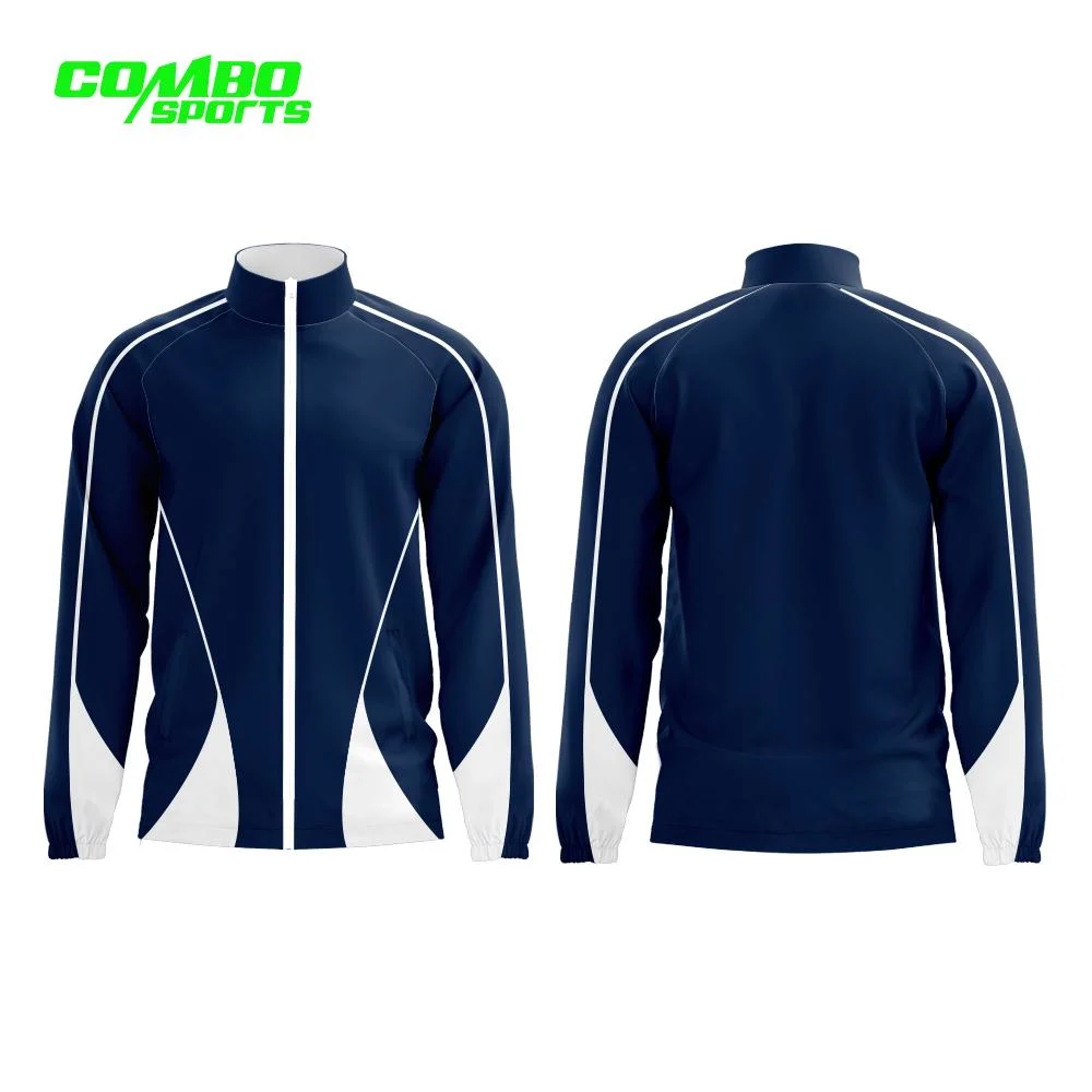 Combo Digital sublimé Sportswear Custom Track suit Zipper Veste pour Homme