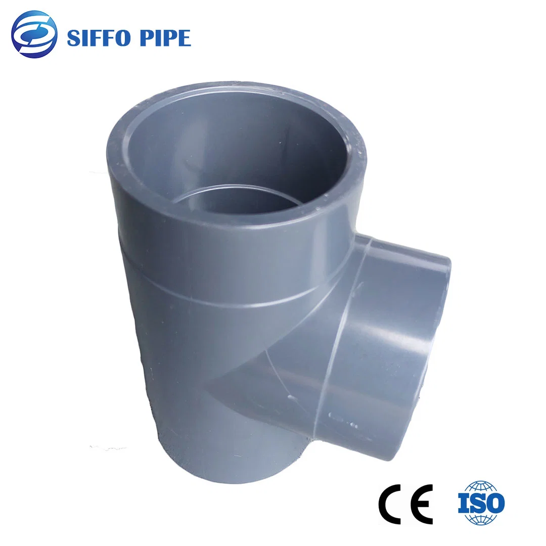 Wholesale/Supplier Price Pn10 Equal Tee Cross Socket Pn16 Coupling of Water Pipe PVC Pipe Fittings