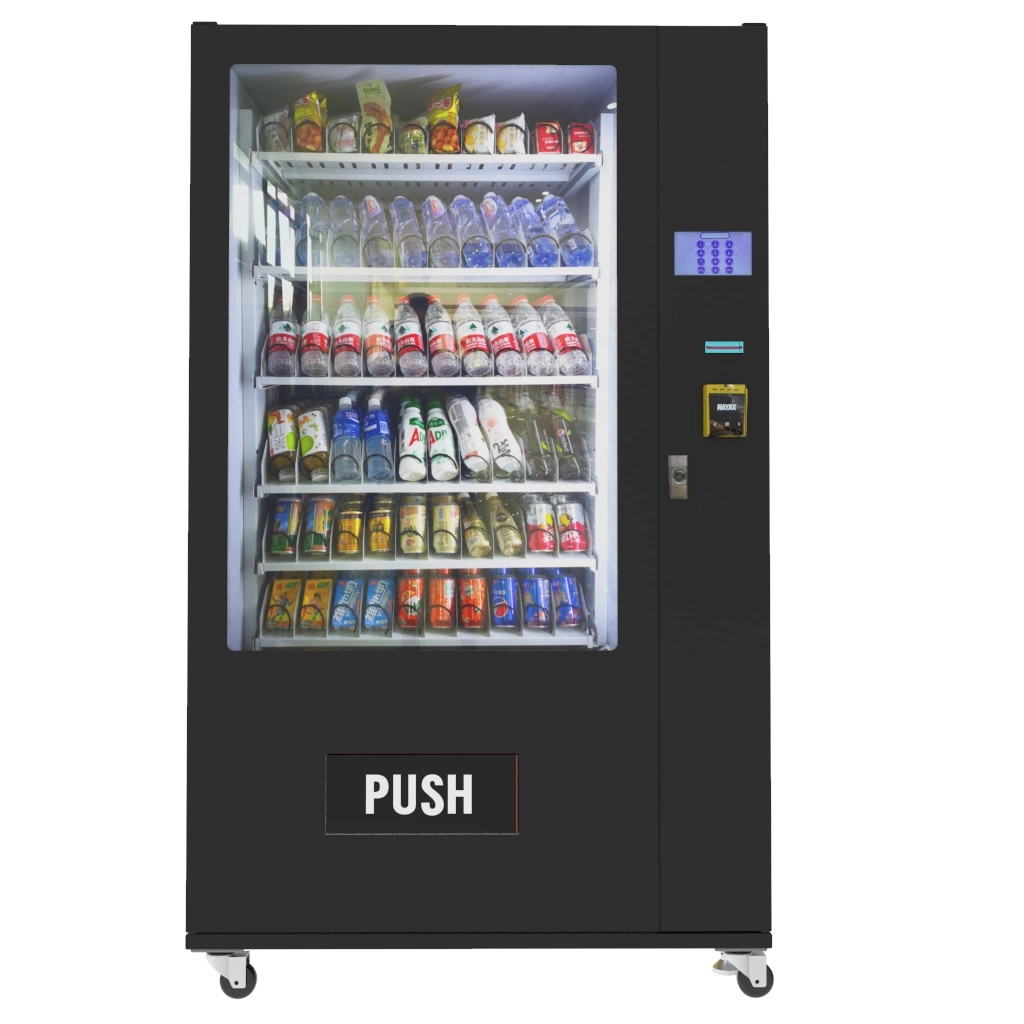 آلة بيع تلقائية للمشروبات الباردة والوجبات الخفيفة