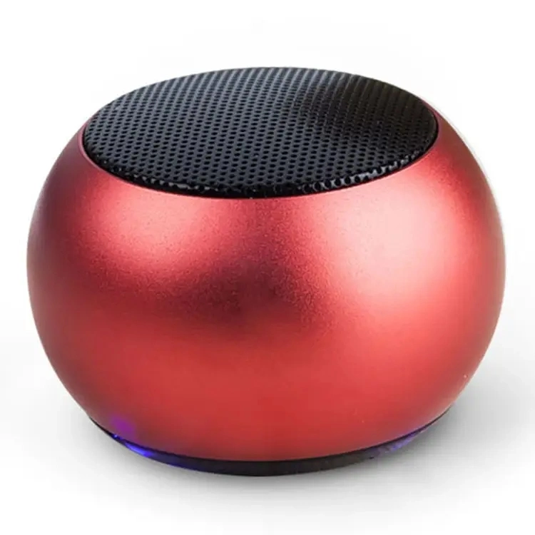 Enceinte sans fil portable pour l'extérieur, mini enceinte en métal en forme de tambour pour soirée en plein air.