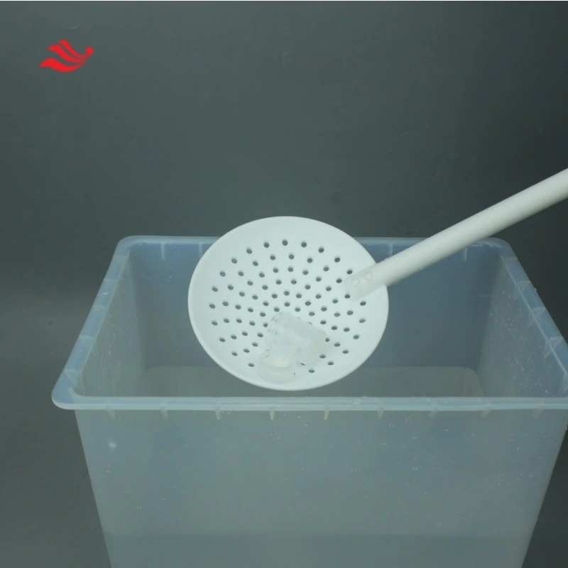 PTFE Colander Utensilios de laboratorio cuchara de pesca Limpieza a gran volumen Vaso de precipitado