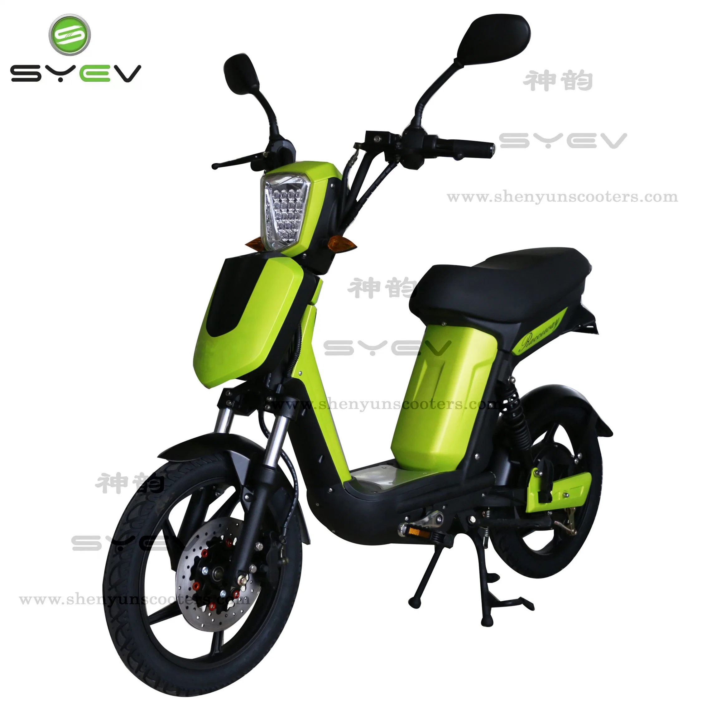 Syev Precio barato buena calidad 500W/800W BLDC Motor eléctrico chino Motocicleta Scooter Bike con frenos de disco/tambor