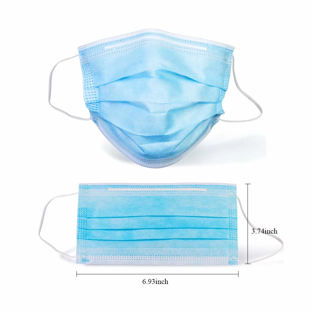 Cheap Nice Printing Mask Nonwoven Fabric 3 Ply Disposable Dental Mask for Sale