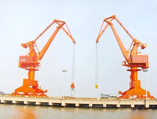 Container Loading 35t Floating Dock Portal Crane
