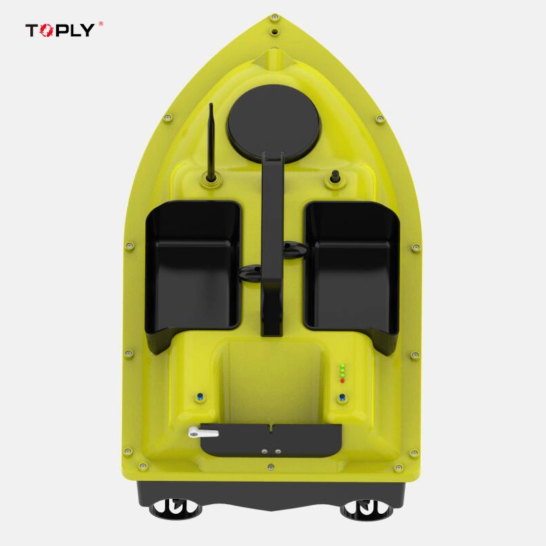 D18/D18-B GPS Bait Boat Three Hoppers RC Bait Boat with Fish Finder 500m GPS Positioning Automatic Feed Return Remote Control Fishing Bait Boat