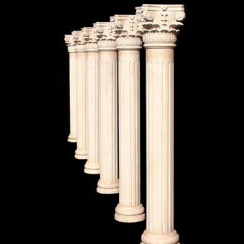 Interior Design Pillars Stone Column Cap and Base