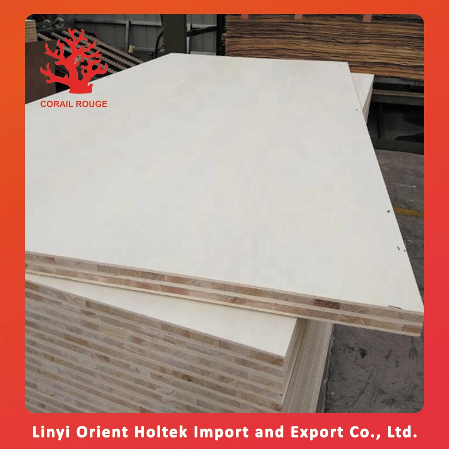 Waterproof Poplar Core Okoume Veneer Block Board for Furniture