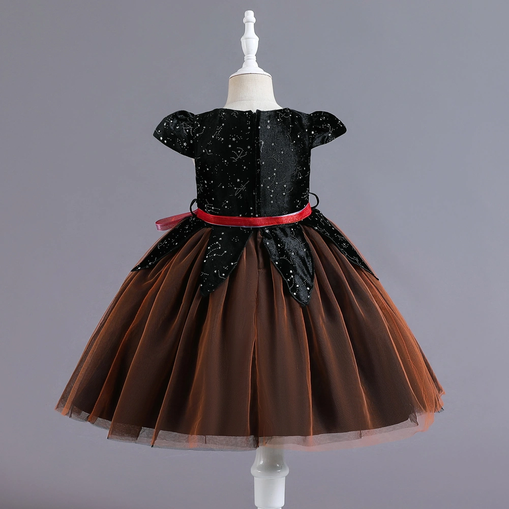 Halloween Fashion Clothing Cotton Comfort Kids Designer Clothes Lovely Baby Frocks Design Girl Dresses