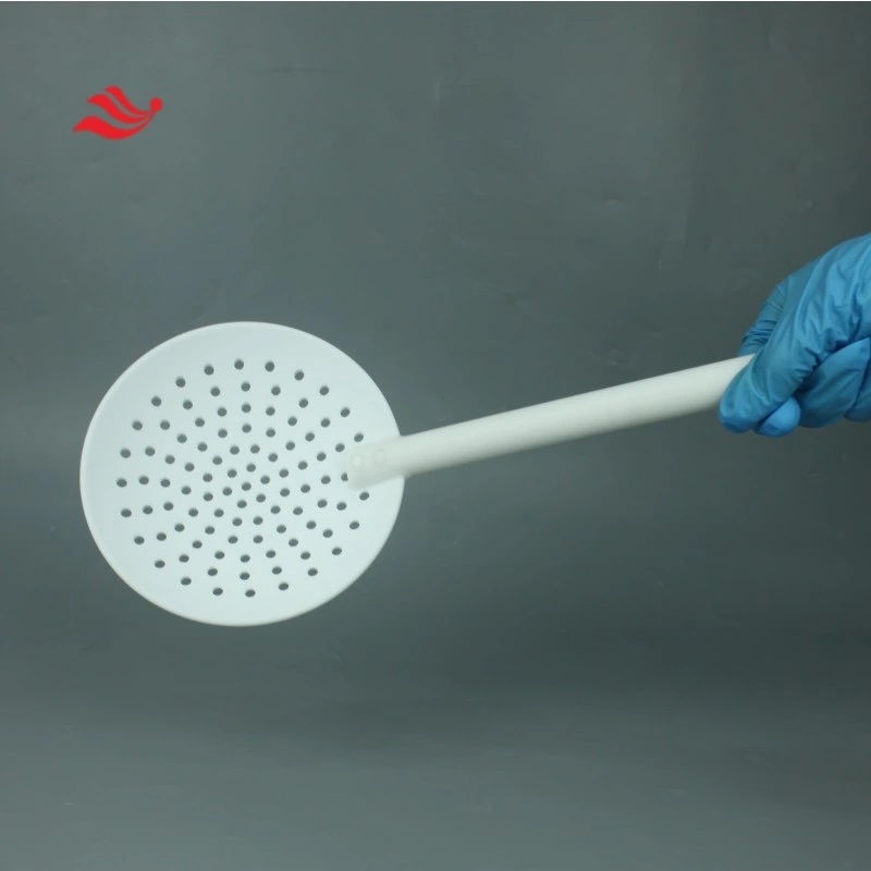 PTFE Colander Utensilios de laboratorio cuchara de pesca Limpieza a gran volumen Vaso de precipitado