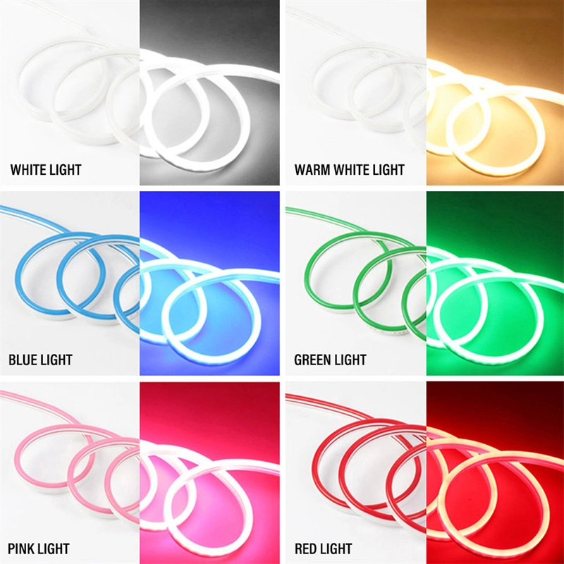 DC 12V 24V LED Neon Rope Light SMD 2835 120LEDs/M Waterproof Flexible Soft Strip Bar Lights 3-6LEDs Cuttable 1m 5m 20m 50m 100m Lighting