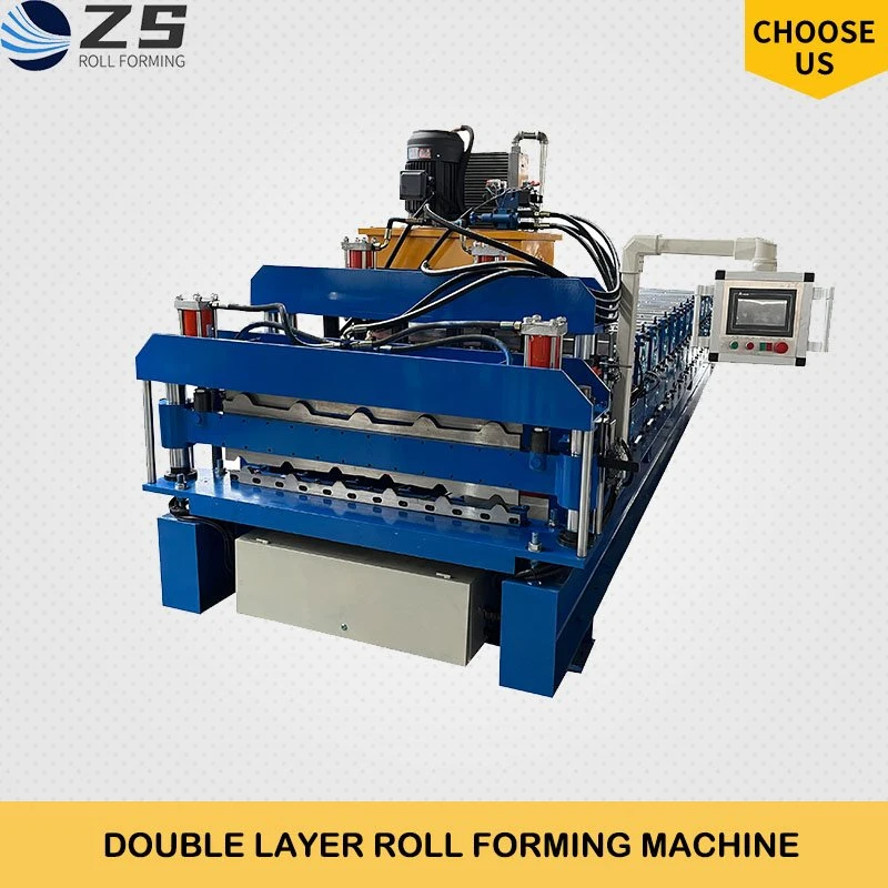 Wholesale/Supplier Ibr Tr4 Tr5 Tr6 Steel Glazed Corrugated Double Layer Building Material Making Machine