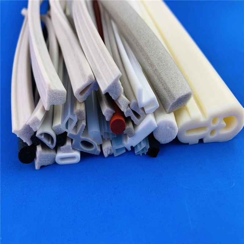 Heat Resistant Foam Cord Extrusion Sponge Silicone Rubber Profile Strip