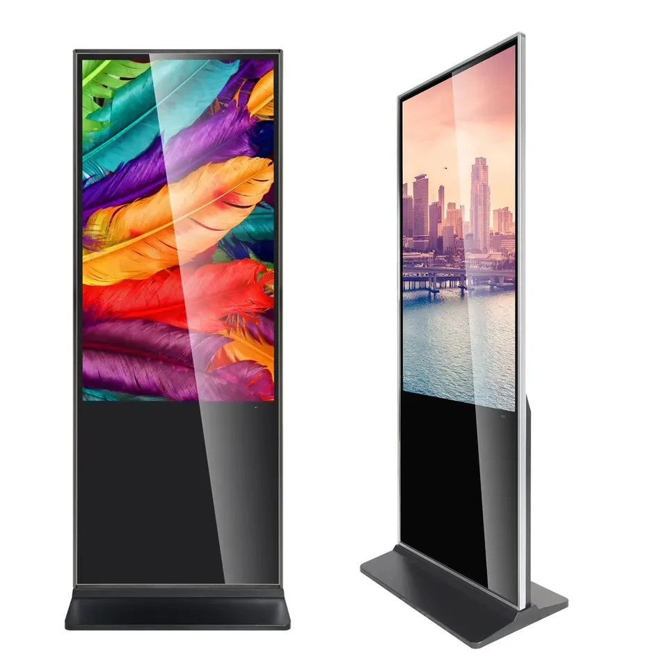 Floor Standing Advertising Player Indoor Digital Kiosk Android OS Digital Signage and Display