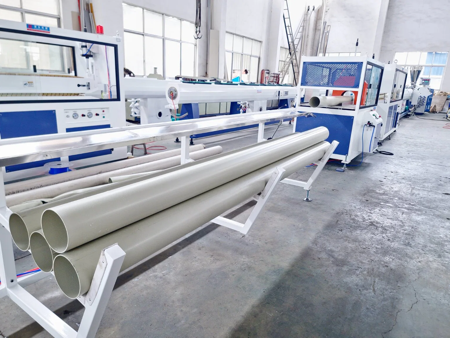 Plastic Extruder Opvc CPVC PVC PE Fiber Flexible Water Supply/Drain Spiral Steel Wire Reinforced Food Grade Pipe/Tube Making Machine Extrusion Production Line