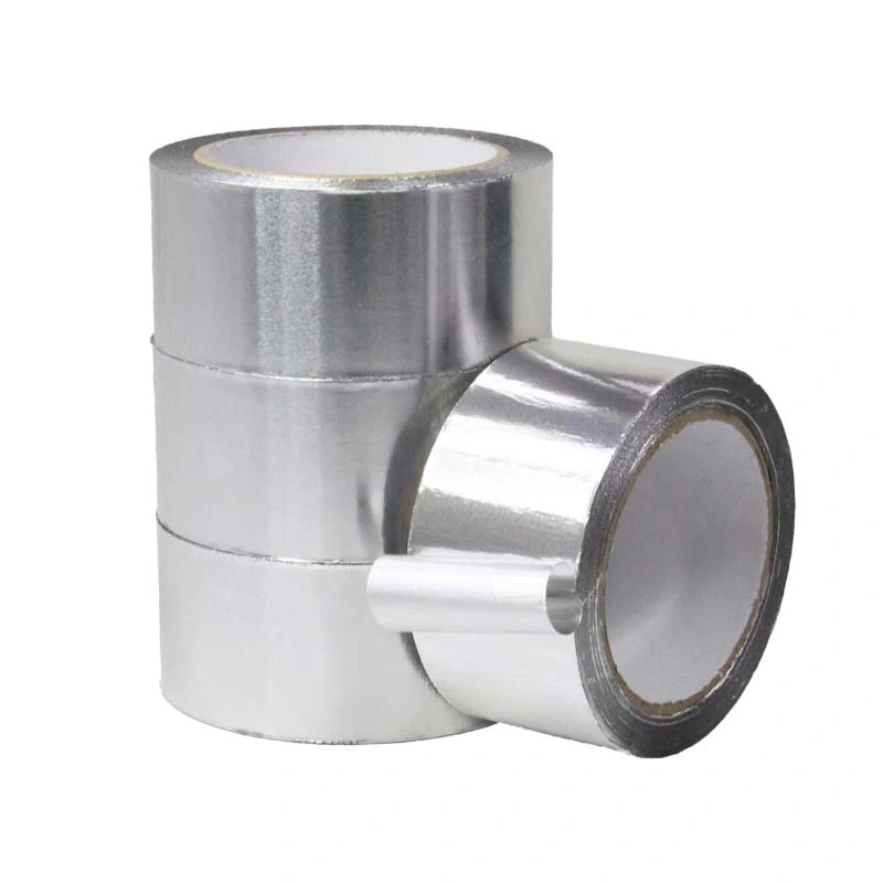 Adhesive Resistant Sealing HVAC Strong Without Liner Aluminum Foil Tape