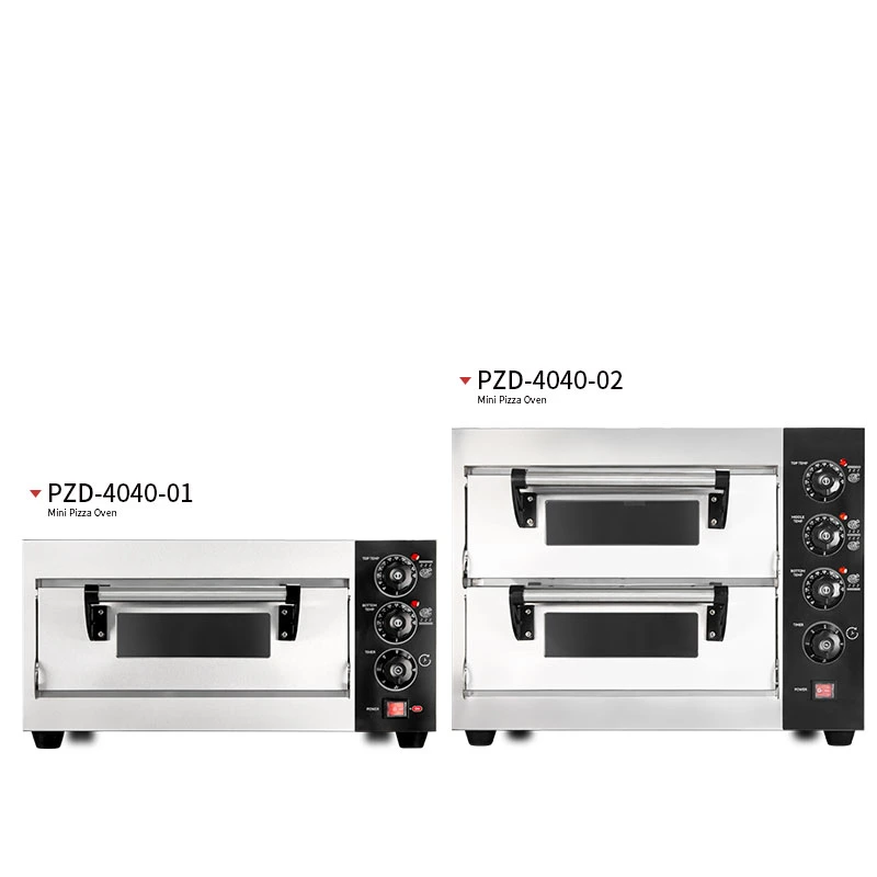 Comercial Hongling pequeño Double Deck pizza horno Utensilios de Cocina