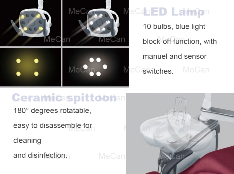 High quality/High cost performance Multifunctional Luxury Mecanmed with Screen Unit Foshan Children Dental Chair