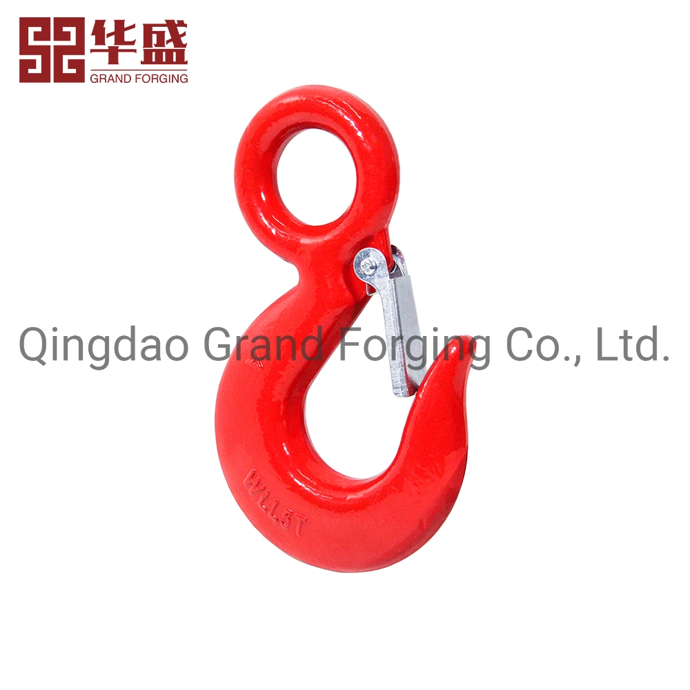 Factory Direct Sale Us Type 320A Steel Eye Forged Crane Lifting Eye Hoist Hook