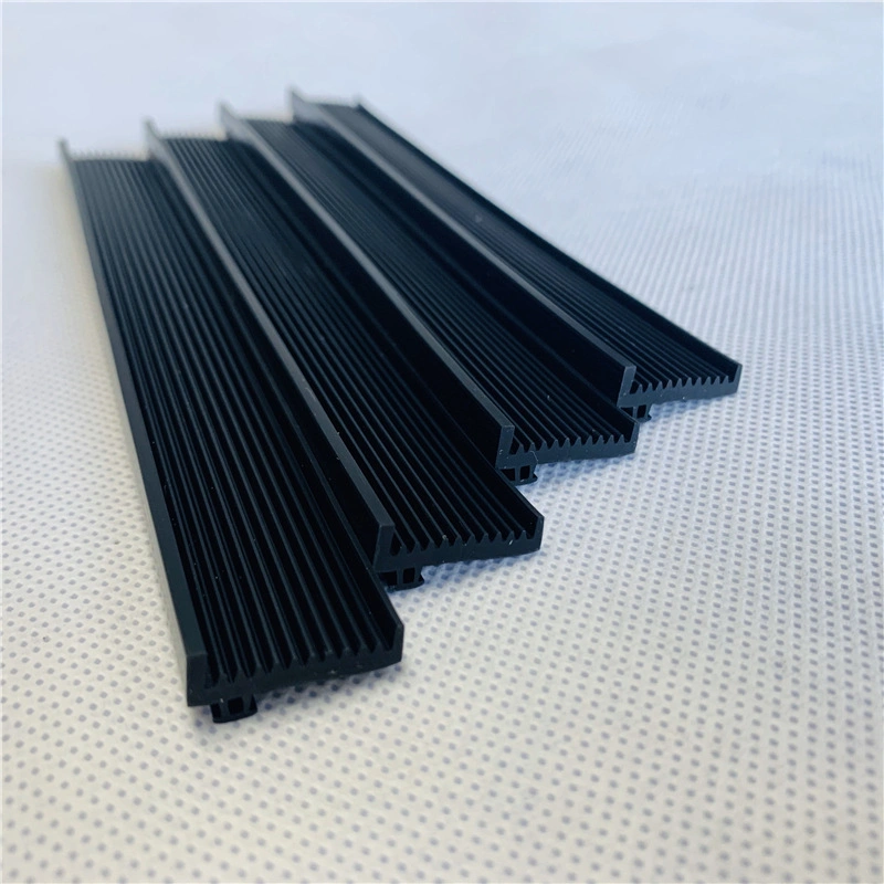 Silicone Door Seal Window Black 60A Rubber Extrusion Strip