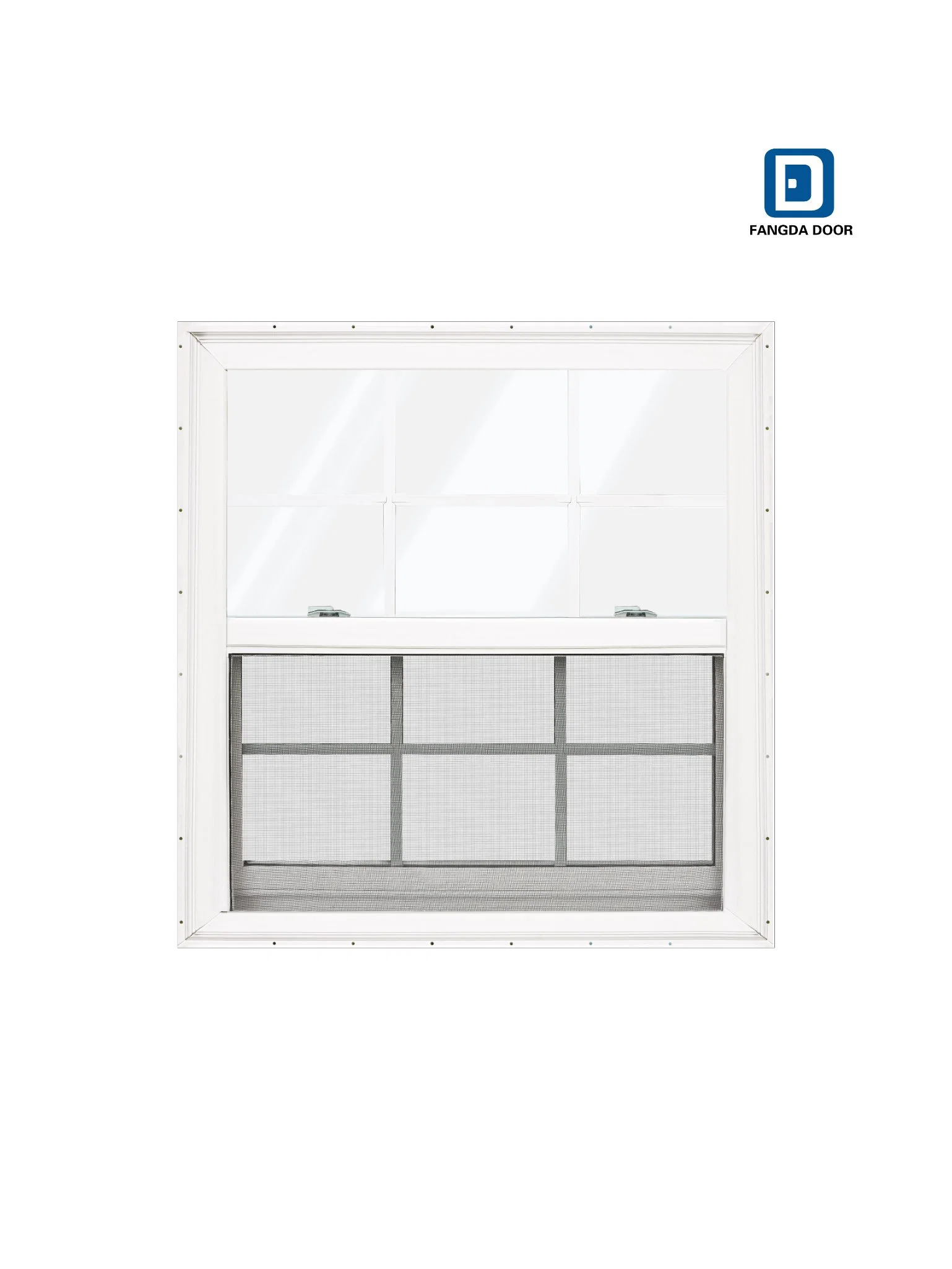 Best Price Residential UPVC Aluminum Vertical Sliding Window Single Hung Window Plastic Window