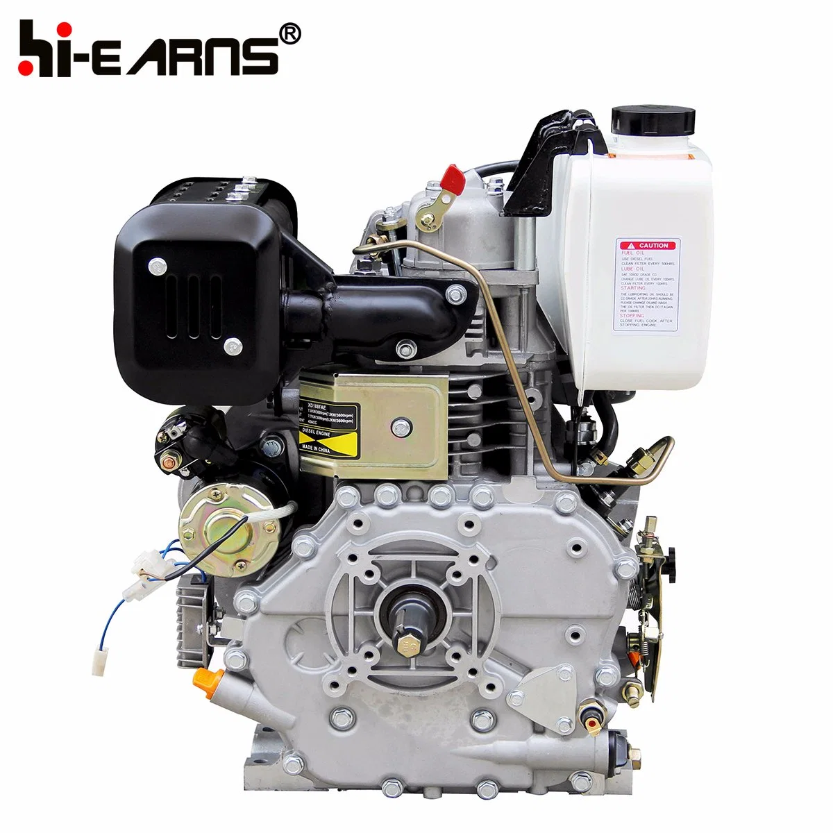 12HP Diesel Engine with Keyway Shaft (HR188FA)