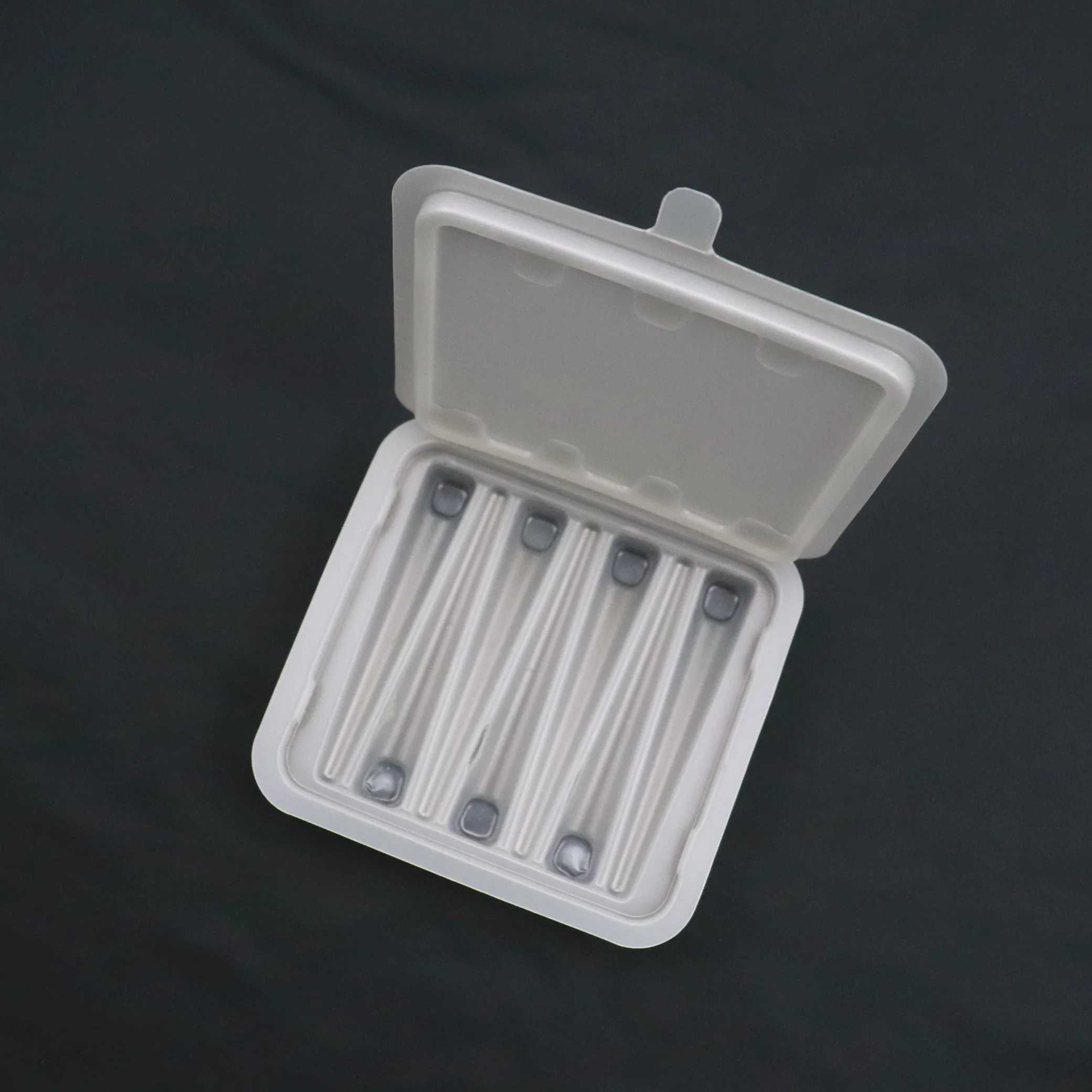 Fourteen Cigarettes Biodegradable Clamshells Plastic PLA Eco-friendly Multiple  Pre Roll Child Resistant Blister Box