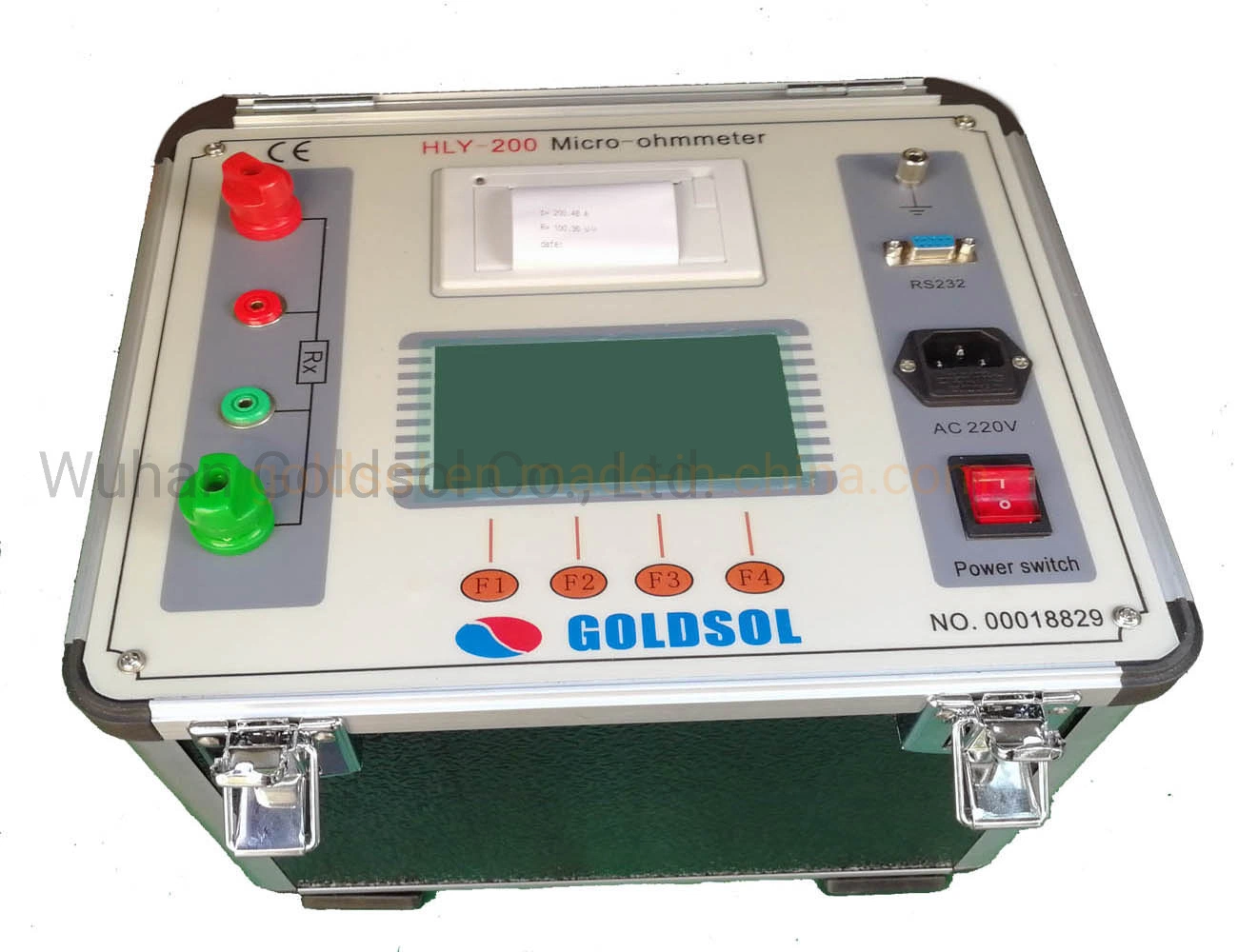 High-Accuracy Micro Ohmmeter/Low Contact Resistance Meter/Loop Resistance Testers 200A