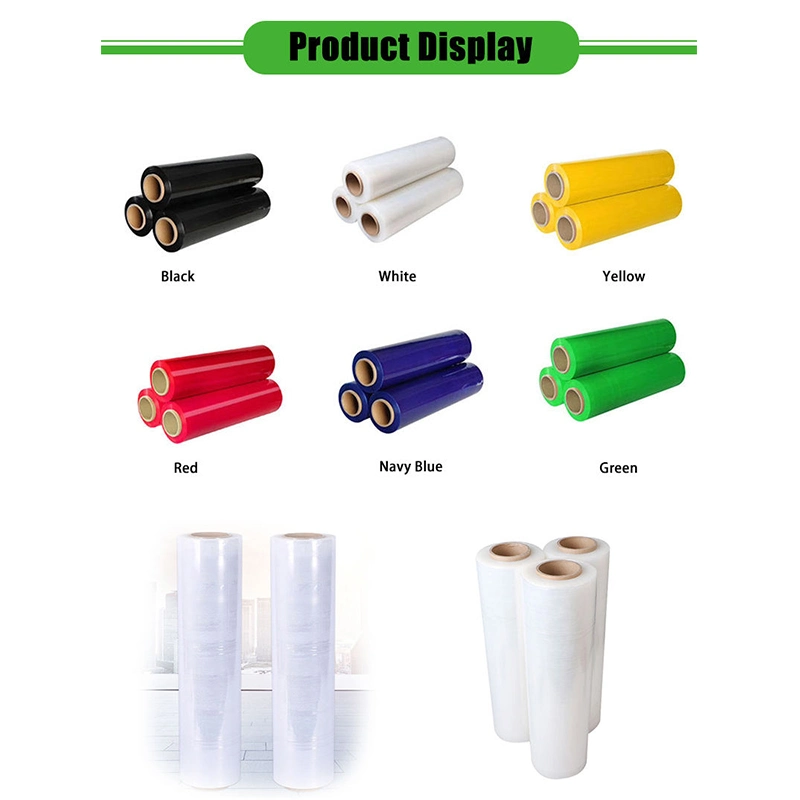 Plastic Packaging Tranaparent Prestretch Film 23 Microns 500mm Stretch Film