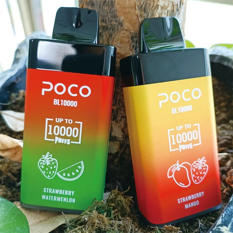 Poco 10000puffs VAPE desechable puede ser entregado en aproximadamente cinco Días directamente desde el almacén de ultramar malla bobina 20ml 0%2%5%0/2/5