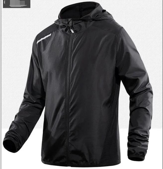 New Men's Sports Windbreaker Outdoor Breathable Loose Long Sleeve Running Casual Jacket, Coat, Top