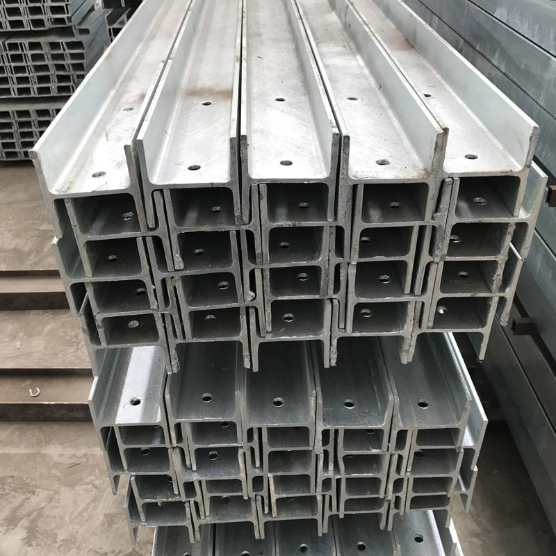 Vigas de acero estructural Tamaño estándar viga en H galvanizada Precio por Ton H viga de hierro I Acero