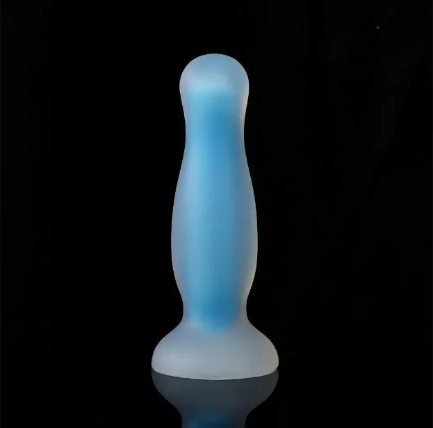 New Luminous Anal Plug Glow in Dark Colorful Butt Plug Anus Dilator Adult Prostate Massager Sex Toys for Men Women Gay Couples