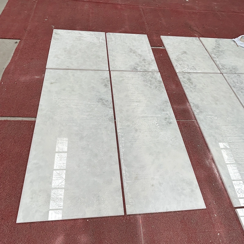 Natural White with Grey Veins Polished Marble Tiles for Flooring/Wall/ Decoration Price