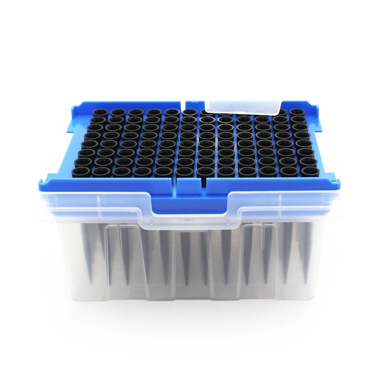 50UL 300UL 1000UL Black Barrier Tips Sterilized Filter Conductive Automatic Pipette Tips Racked Lab Supplies