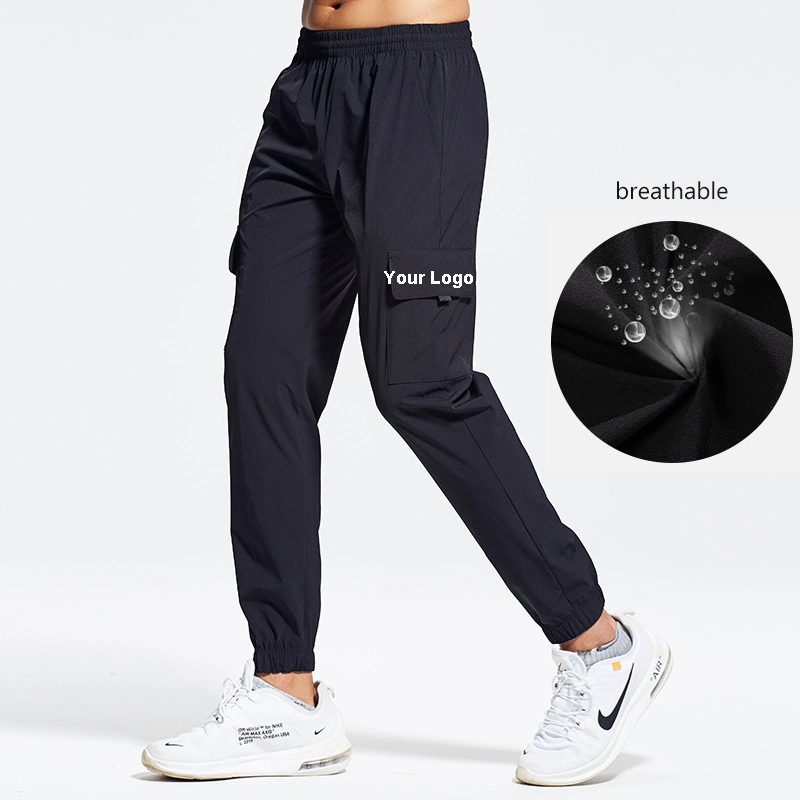 High Quality Sport Men Pants Quick Dry Fitness Streetwear Loose Style Leisure Breathable Cargo Jogger Pants Trousers for Men