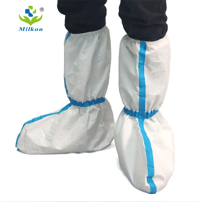 Wholesale Medical Disposable Protective Isolation Shoe Cover with Lacing