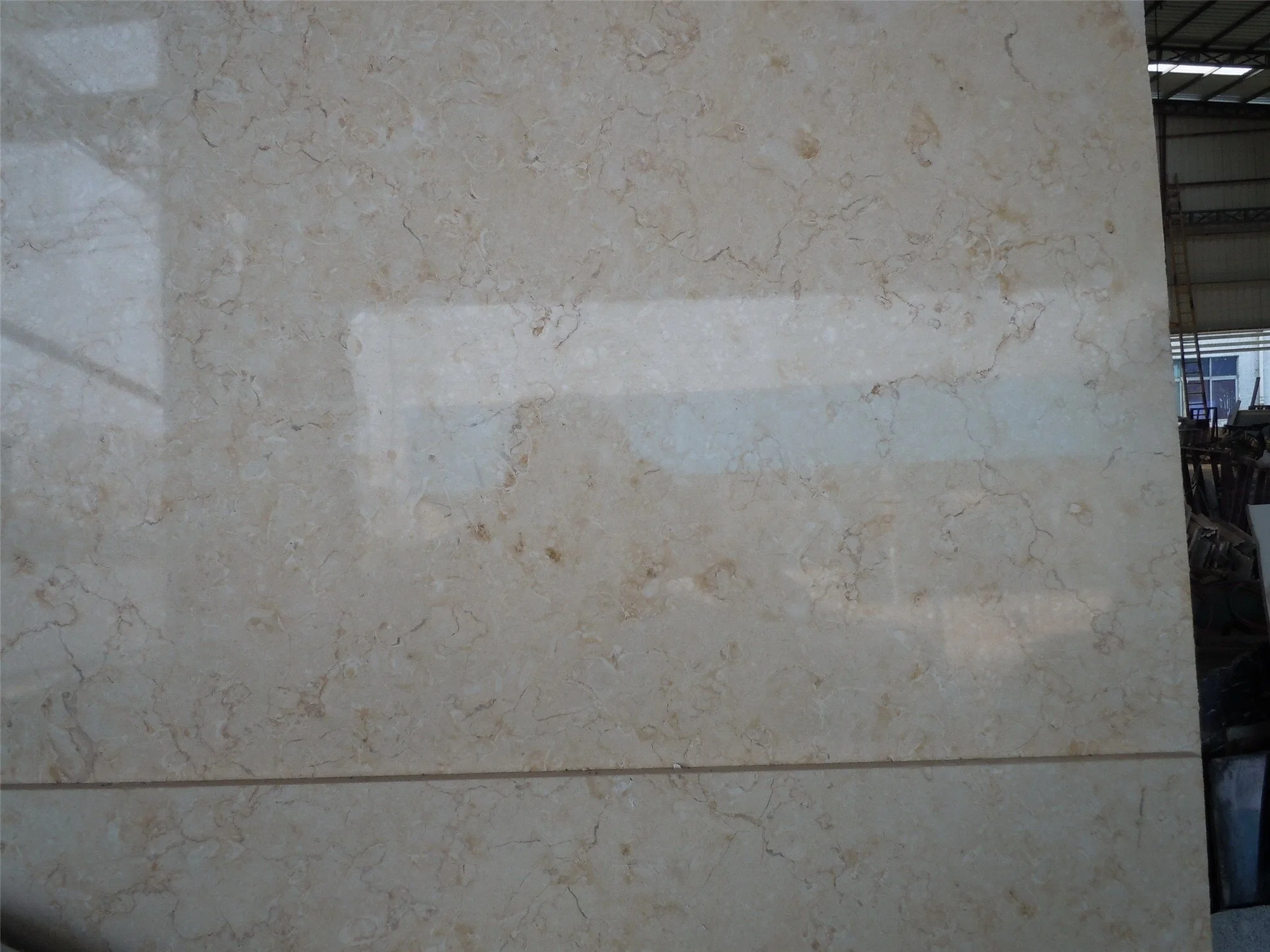 Popular Natural Sahala Beige Marble Slab and Tile for Hotel Wall Floor Decorate