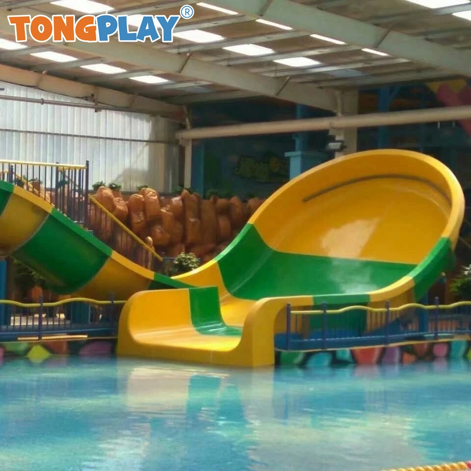 Tongplay Water Slide Parent-Child Hill Side Combination Swimming Pool Fiberglass Slide Equipment