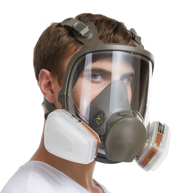 Ce Certified Rubber Industry Full Face Gas Mask