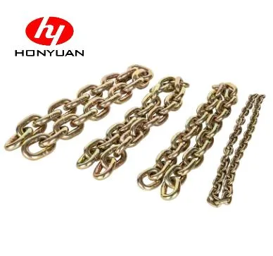 Heavy Duty 10mm 12mm 13mm Welded Steel Black Silver Load Chain G80 with Hook