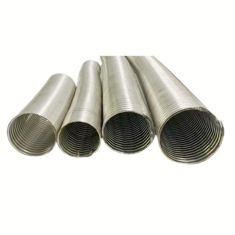 Stainless Steel Telescopic Tube Interlock Flexible Corrugated Hose Exhaust Pipe