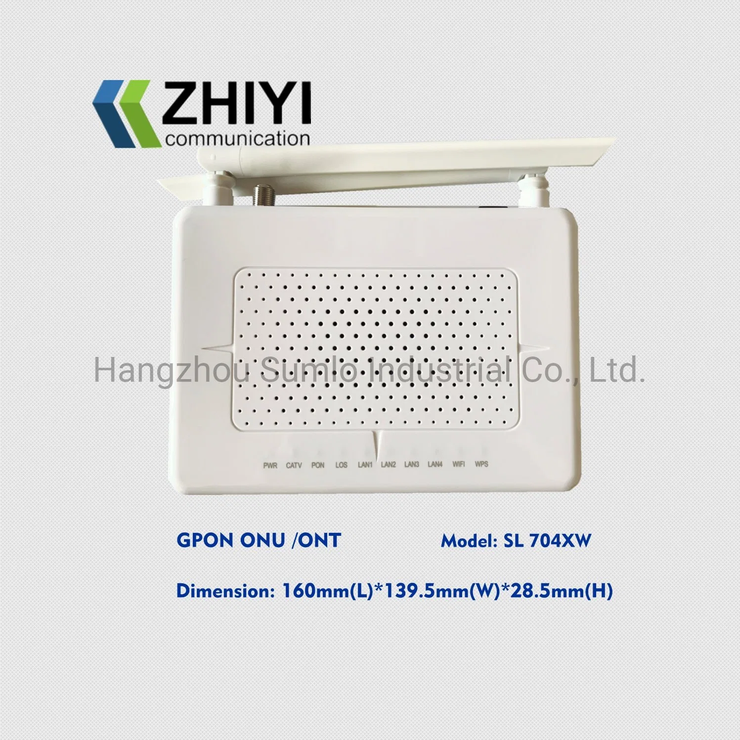 Gpon ONU Ont with 1ge+3fe+CATV+WiFi for FTTH FTTX Access