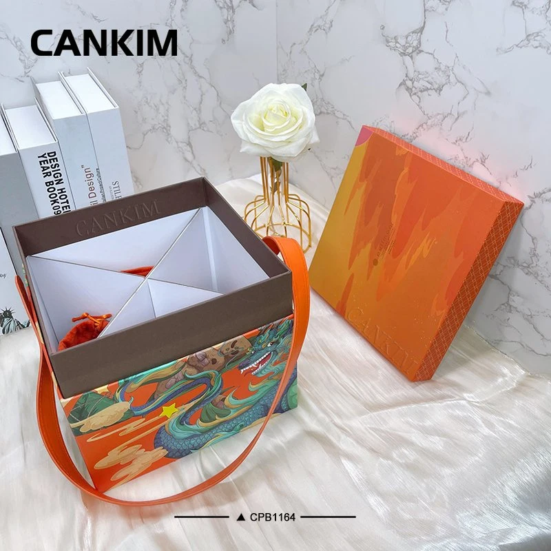 Cankim Velvet Gift Big Case Jewellery Bag and Box Jewellery Box Bag Jewellery Box with Bag