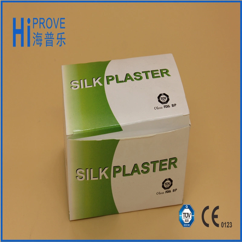 Soft Breathable Adhesive Medical Silk Tape/Silk Plaster