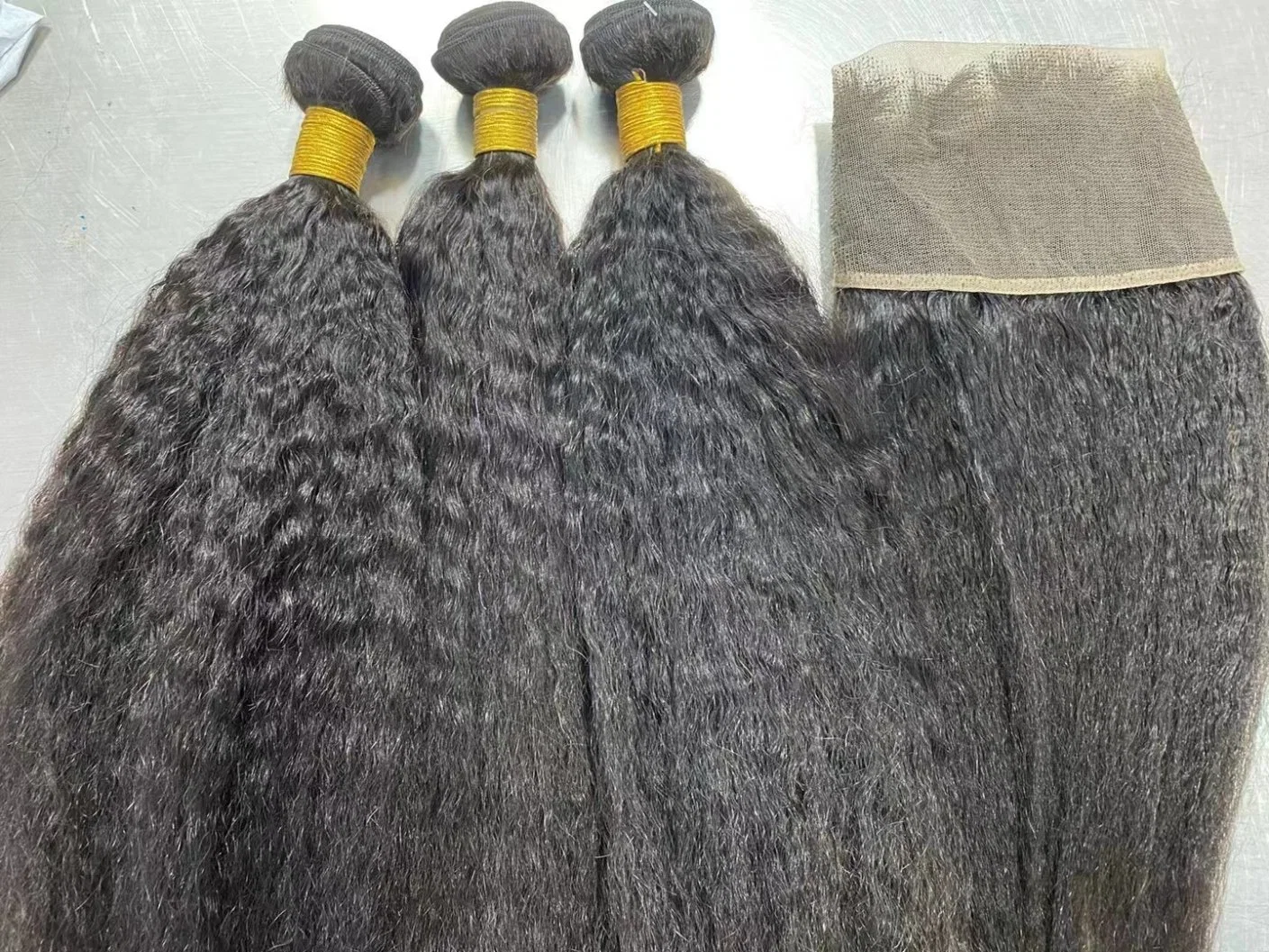 Mayorista/Proveedor de fábrica materias Remy Cabello Humano Brasil baratos paquetes de Extensiones de Cabello